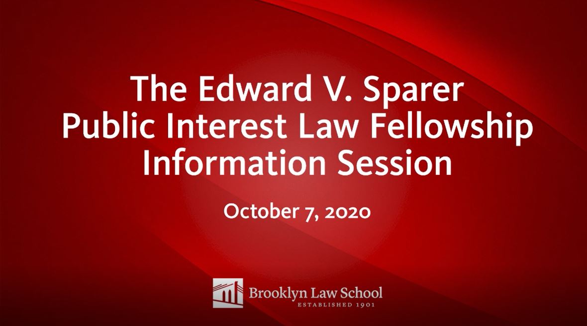 Sparer Informational Session