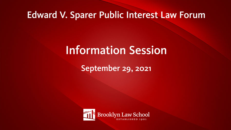 Sparer Info Session II