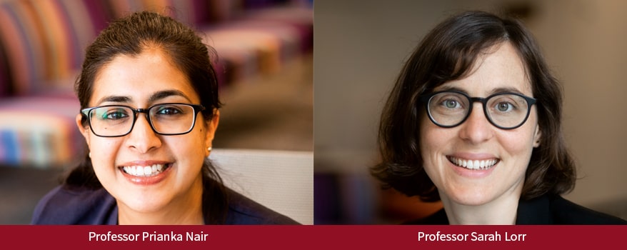 Professors Prianka Nair and Sarah Lorr Lead Disability and Civil Rights Clinic