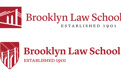 Two Brooklyn Law School logos stacked on top of each other. Old on top, new on bottom.